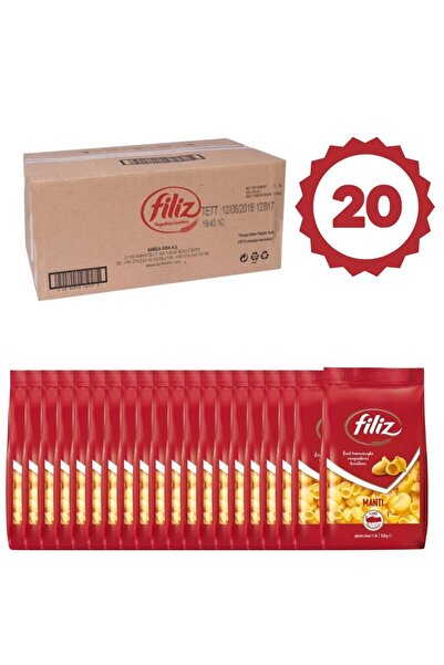 FİLİZ Filiz Mantı Makarna 500gr 1koli x 20 adet