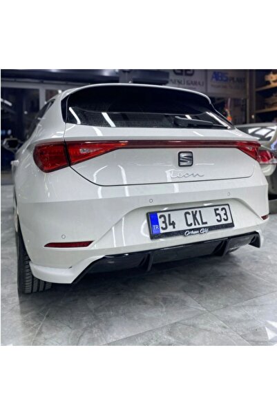 NamTuning Leon Mk4 Arka Ek Difüzör Parlak Siyah Boyasız 2020 Sonrası