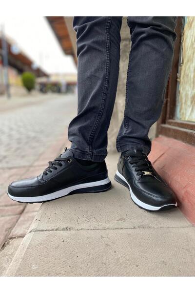 Pierre Cardin PİERRE CARDİN ERKEK DERİ ULTRA HAFİF COMFORT SPOR AYAKKABI 62109 COMFORT SİYAH