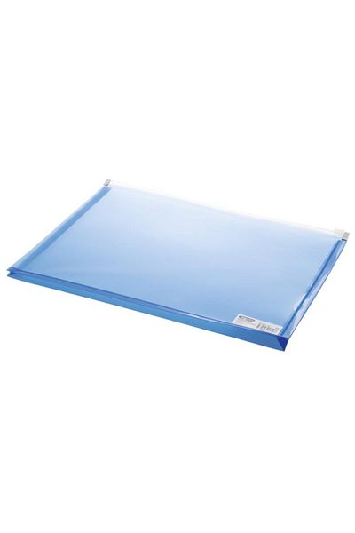 Bigpoint Gusseted Document File A4 Blue 1 Piece