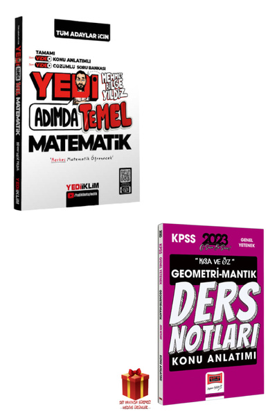 Yediiklim Yayınları Yediiklim Yedi Adımda Temel Matematik+Yargı Geometri-Mant...