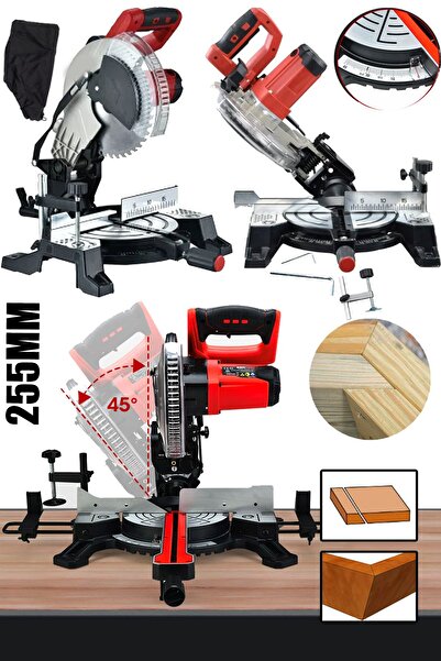 STAXX POWER Staxx Premio Isınmaz Motor 255mm Hassas Kesim Açılı Gönye Kesme M...