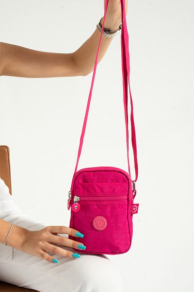 RKY SERENITY Water Resistant Clinker Fabric Multi-Pocket Phone Holder Wallet with Adjustable Strap