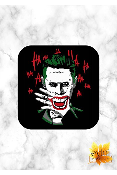 Eylül Design قاعدة أكواب مربعة MDF مطبوعة بتصميم مخصص من جوكر