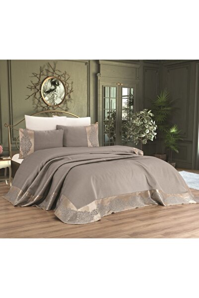 Homeart Sultana Platin Şık Çift Kişilik Yatak Örtüsü