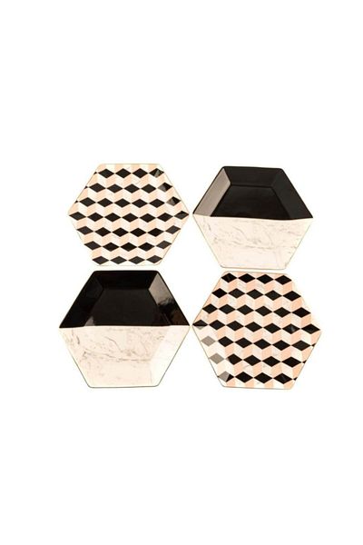 Mikasa Moor Rosa 4 Piece Cake Plate