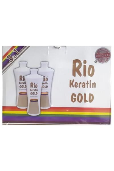 Magicare Rio Keratin Gold 700 Ml + 700 Ml Saç Kremi + 700 Ml Şampuan Brezilya...