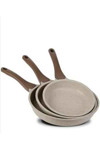 ThermoAD Set of 3 Granite Casting Pans 20-24-28 cm Pan