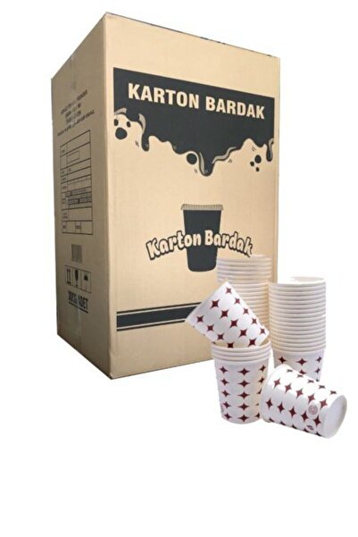 Karton Bardak 6.5 أونصة 50*2 عبوة 100 قطعة (1 صندوق)