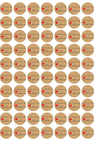 Fa Etiket Handmade Sticker
