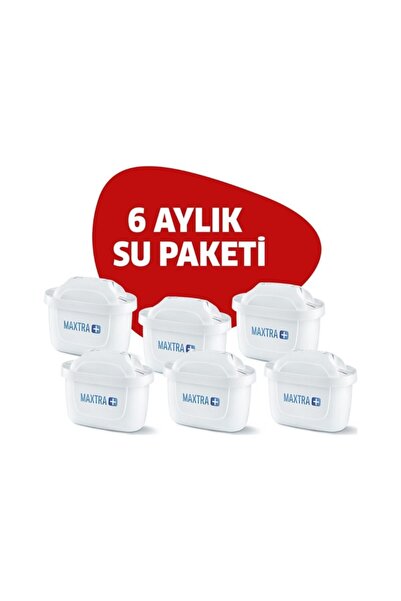 BRITA Maxtra + Plus Altılı (6 Lı) Su Arıtma Sürahi Filtresi Türkiye Garantili