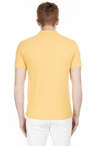 Cazador Ανδρικό μπλουζάκι με λαιμόκοψη μουστάρδα 4613