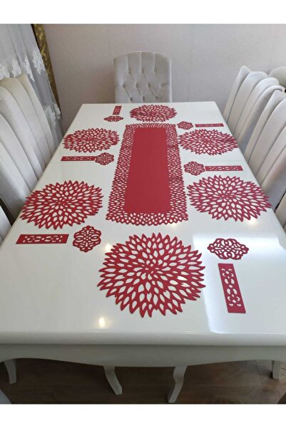 SEHARA Stolni raner, Podmetač i Stolnjak. Prezentacioni set od 19 delova, str...