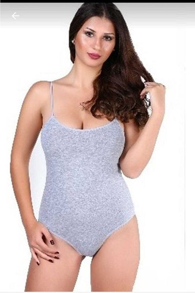 Seher Yıldızı Seher 6-Piece Rope Strap Hooked Women's Bodysuit New Season