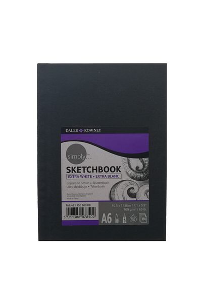 Daler Rowney Simply Sketchbook 10.5x14.8cm 100gr110 Sheets