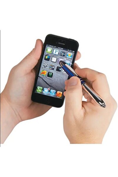 hitteknoloji Işıklı Doktor Kalemi & Tablet Dokunmatik Kalemi Pda Uç Metal Gövde