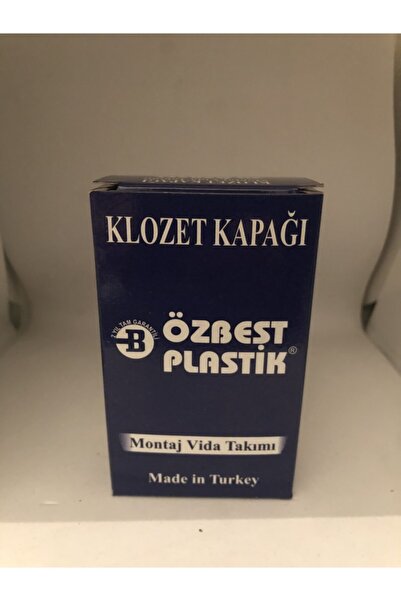 ÖZBEST Klozet Kapak Montaj Vidası Plastik 2 Adet