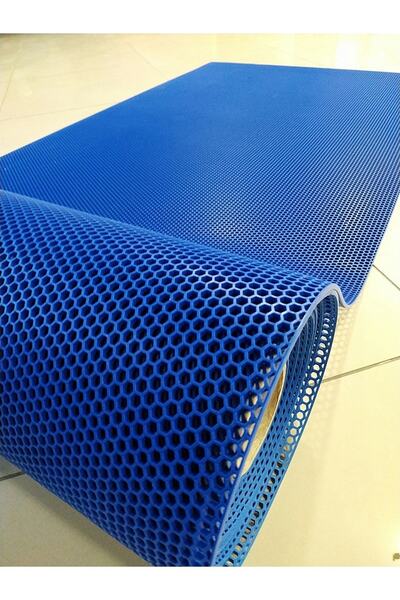 Ankara Kıvırcık Petek Mat Turkuaz Pvc Kaydırmaz Islak Zemin Yolluk