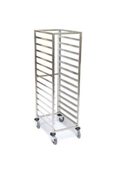 Imalat 40*60 Tepsi Arabası Paslanmaz 20 Raflı