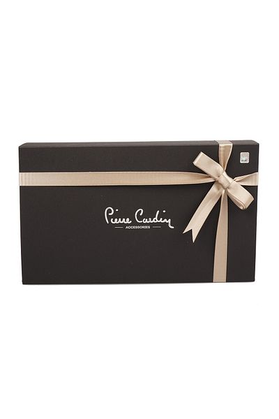 Pierre Cardin Ανδρικό Σετ Πορτοφόλι Ζώνης St02 Μαύρο
