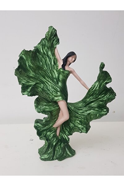 Arose Yeşil Dekoratif  Kadın Biblo