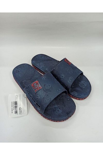 GEZER Αντιολισθητικές πλαστικές παντόφλες Unisex Navy Blue Red