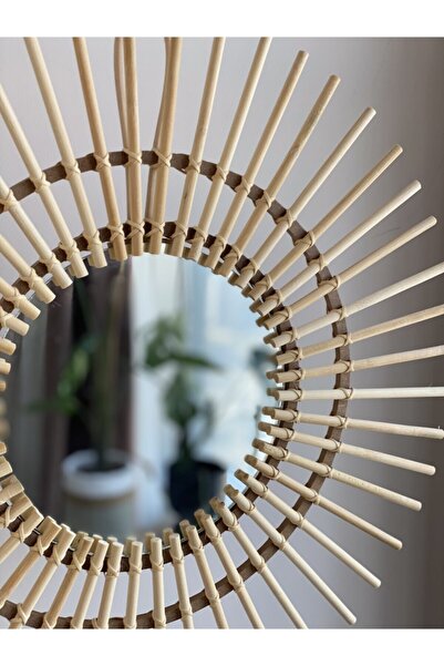 hil.da design Rattan-bambu | Ayna | Duvar Süsü