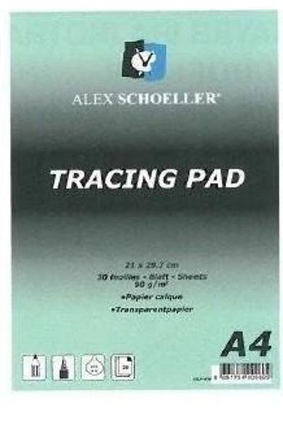 Alex Schoeller Alex Aydınger 90 Gram Notepad A4 30 Pack Alex-826