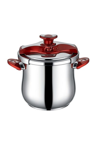 İnter Inter Steel Pressure Cooker Practical Lid 6 Lt