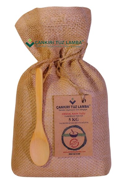 Çankırı Tuz Lamba Öğütülmüş Çankırı Kristal Kaya Tuzu 5 Kg