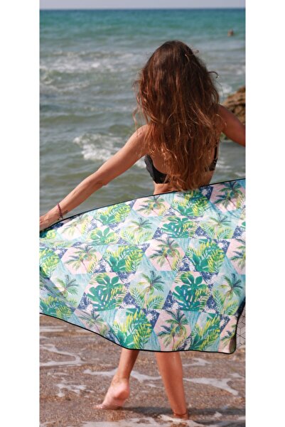 DORUK TOWELS منشفة الشاطئ Microfilamet سريعة الجفاف