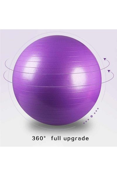 Povit 1cm Deluxe Cushioned Purple Pilates Set Sc0686