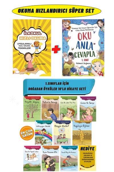 Ata Yayıncılık Hızlı Okuma+oku Anla Cevapla+doğan Öyküler 10'lu Hikaye Seti