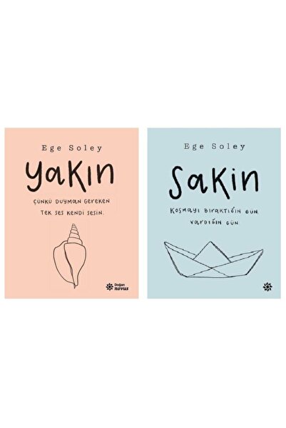 Doğan Kitap Ege Soley Seti Yakın + Sakin 2 Kitap