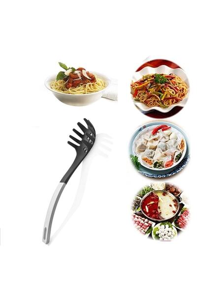 Biotech Makarna Şehriye Kaşığı Spagetti Kepçesi Çatalı Yüksek Isıya Dayanıklı Kevgir