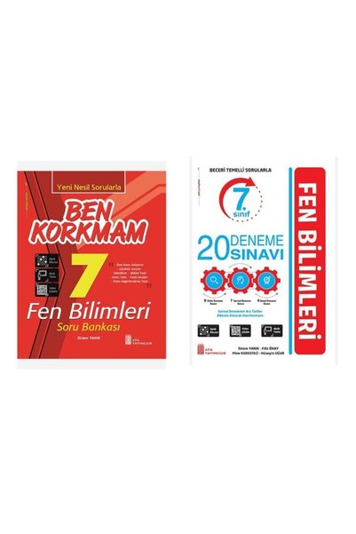 Ata Yayıncılık 7.sınıf Ben Korkmam Fen Bilimleri Soru Bankası Ve 20 Deneme Sı...
