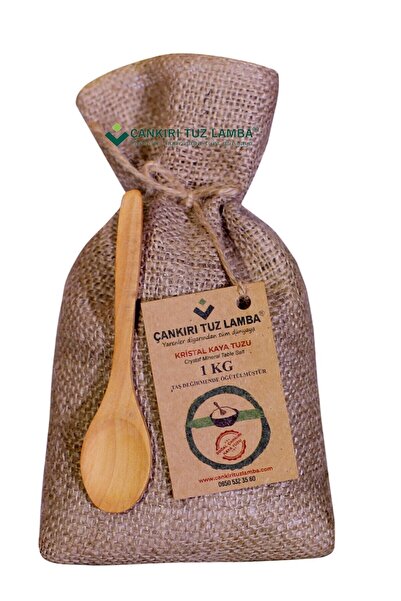 Çankırı Tuz Lamba Öğütülmüş Kristal Çankırı Kaya Tuzu 1 Kg