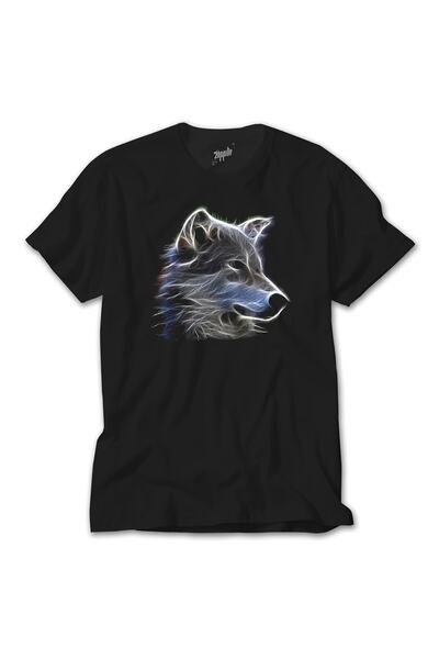 Z zepplin Tricou negru Aura Wolf