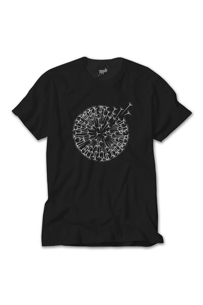 Z zepplin Μαύρο T-Shirt Dandelion Flower