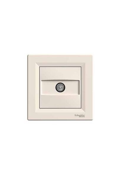 Schneider Electric Schneider Asfora Cream TV Socket with End (Frame)