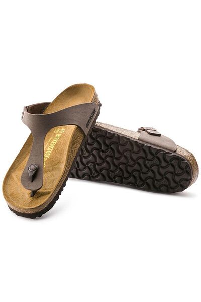Birkenstock Unisex Gizeh Mocca Cork Slippers - Flip Flops,043751