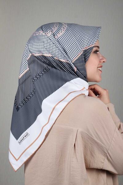 Sapphire Bijuteri نمط وشاح تيفيل منقوش ياقوتي 04 لون 03