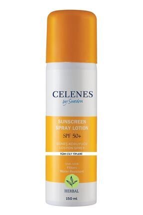 celenes by sweden celenes herbal gunes koruyucu losyon sprey 50 spf 150ml tum cilt tipleri fiyati yorumlari trendyol