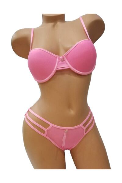 Le Jardin Taşlı Silikonlu Sütyen Takım