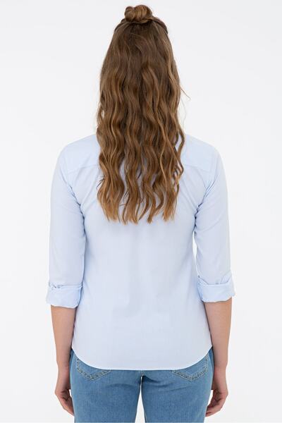 U.S. Polo Assn. Cămașă albastră pentru femei