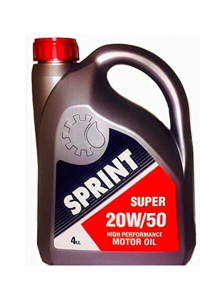 Sprint Süper 20w50 4lt Motor Yağı Benzin&dizel&lpg Uyumlu