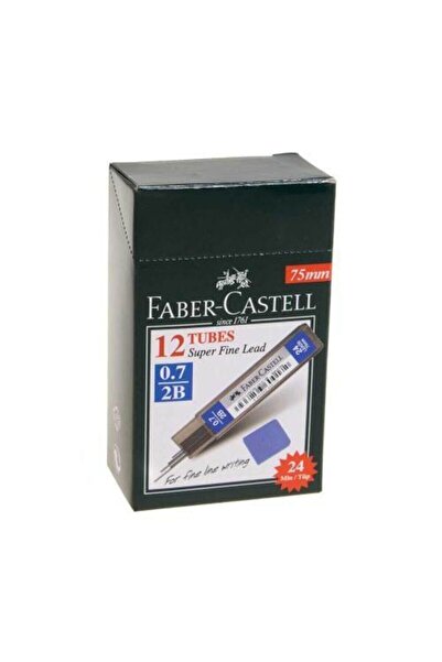 Faber Castell Super Fine Min Pencil Nib 0.7 Mm 2b Box of 12