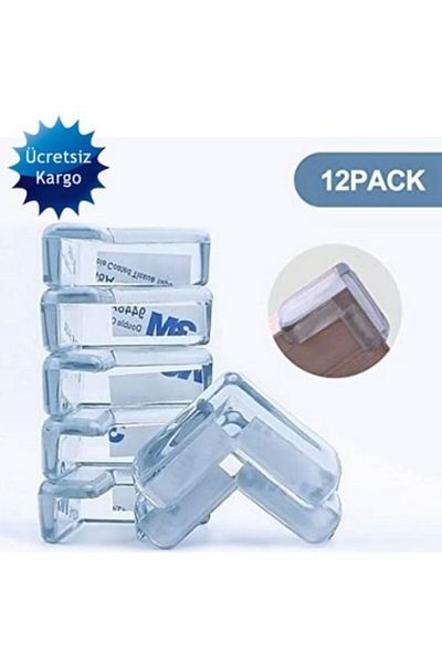 Kilit Table Bench Furniture Edge Corner Protector 12 Pieces