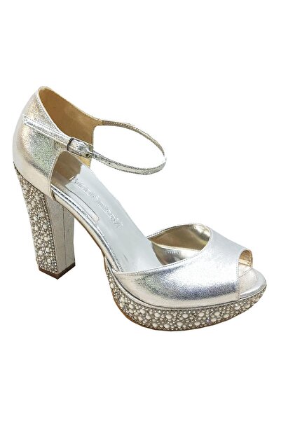 SMİLEE 4499 Γυναικεία βραδινά παπούτσια με τακούνι πλατφόρμας