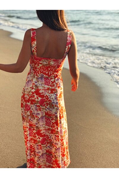 Anita Store فستان منقوش بالزهور